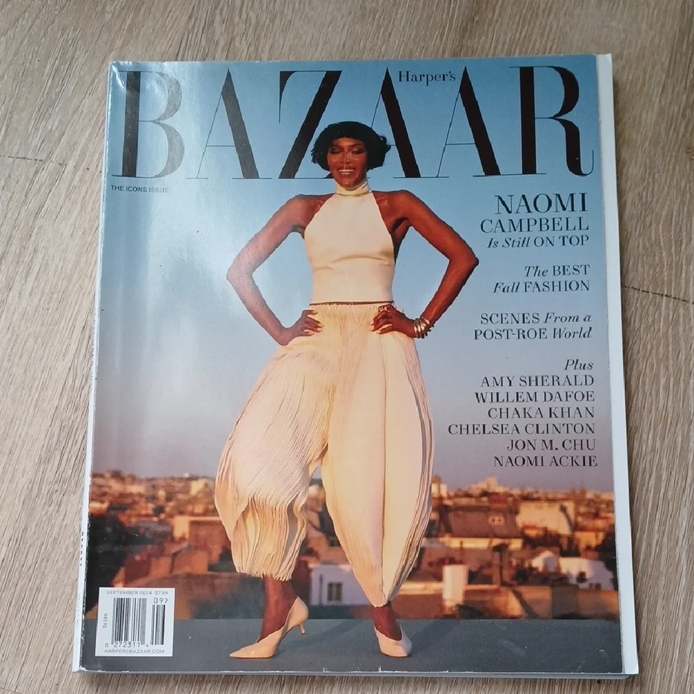 Harper's Bazaar Sept 2024 The Icons Issue with Naomi Campbell Fashion Film Decor